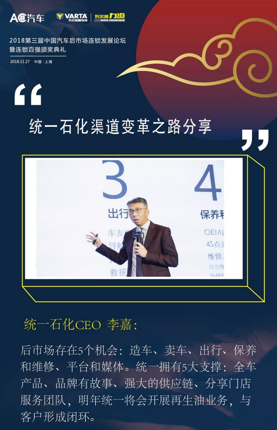 直击汽后市场千人峰会，看统一石化渠道变革之路