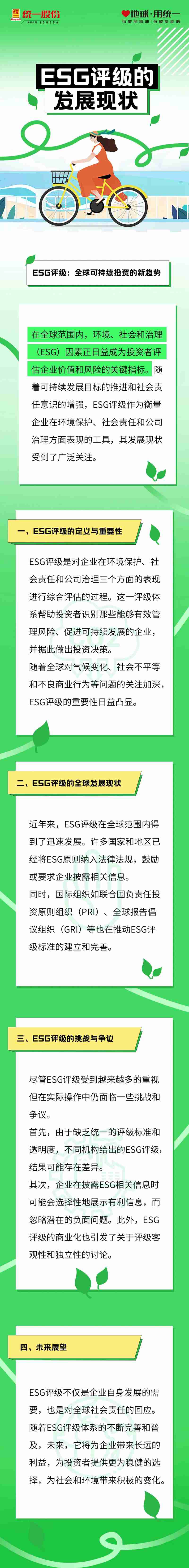 ESG评级的发展现状